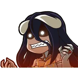 Альбедо из Overlord sticker 8
