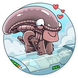 Al the Alien sticker 7