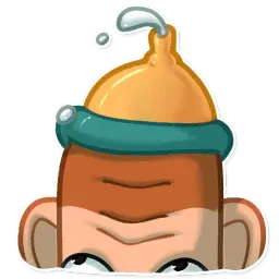 Mona Monkey sticker 11