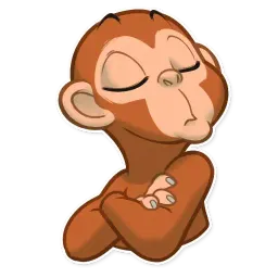 Mona Monkey sticker 6