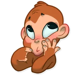 Mona Monkey sticker 8