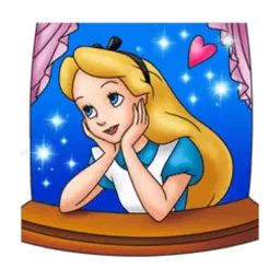 Алиса в стране чудес sticker 7