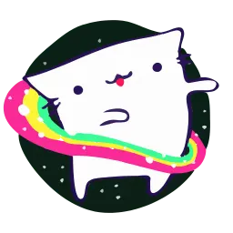 Анимированный кот sticker 7