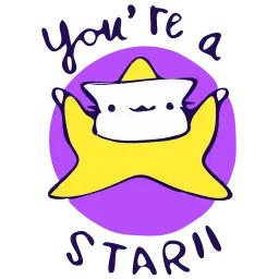 Анимированный кот sticker 9