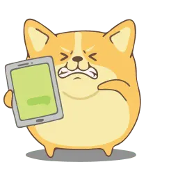 Корги sticker 3