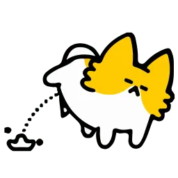 Анимированный пёсик sticker 11