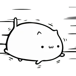 Круглый котик sticker 5