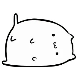 Круглый котик sticker 8