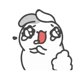 Белый кролик sticker 12
