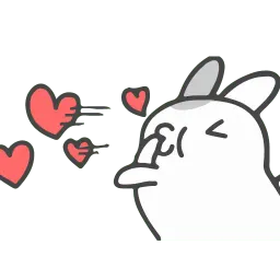 Белый кролик sticker 4