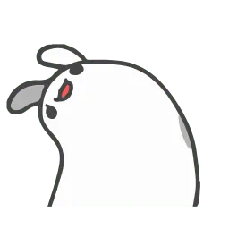 Белый кролик sticker 8