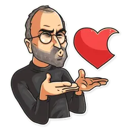Steve Jobs sticker 2
