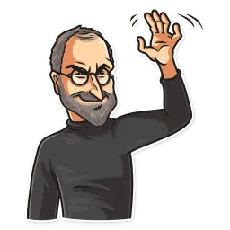Steve Jobs sticker 5