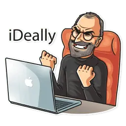 Steve Jobs sticker 6
