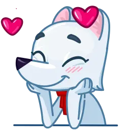 Russell The Arctic Fox sticker 2