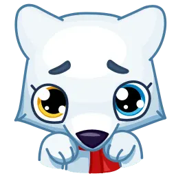 Russell The Arctic Fox sticker 3