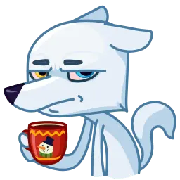 Russell The Arctic Fox sticker 4