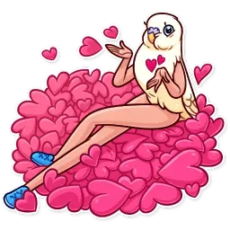 Птицы с руками sticker 2