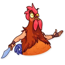Птицы с руками sticker 4