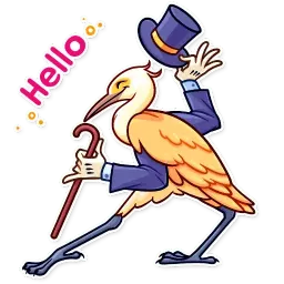 Птицы с руками sticker 5