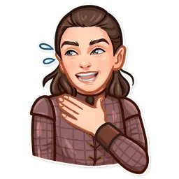 Арья Старк Telegram sticker pack