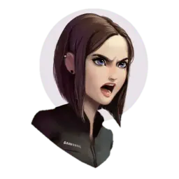 Samsung Girl sticker 3