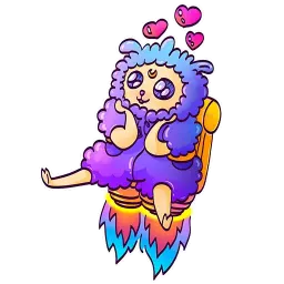 Астральная Овечка sticker 2