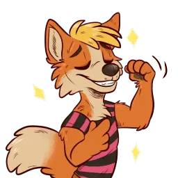 Atsu Fawx sticker 2