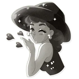 Audrey Glamour sticker 2