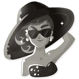 Audrey Glamour sticker 6