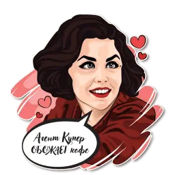 Audrey Horne sticker 2