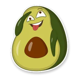Семья авокадо sticker 2