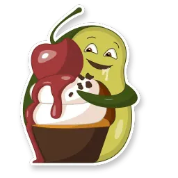 Семья авокадо sticker 4