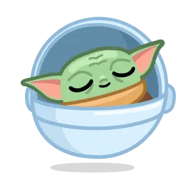 Малыш Йода sticker 12