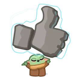 Малыш Йода sticker 3