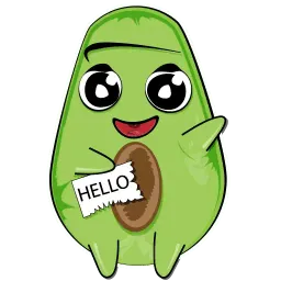 Малыш авокадо Telegram sticker pack