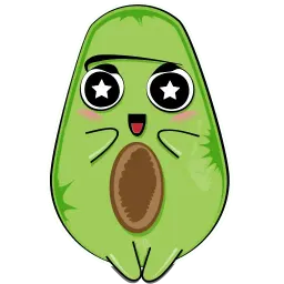 Малыш авокадо sticker 2