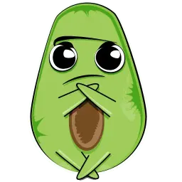 Малыш авокадо sticker 12