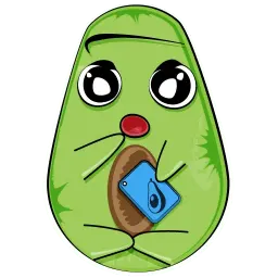 Малыш авокадо sticker 3