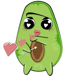 Малыш авокадо sticker 4