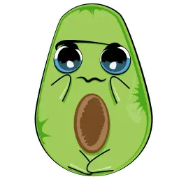 Малыш авокадо sticker 9