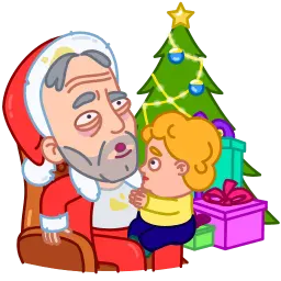 Плохой Санта Telegram sticker pack