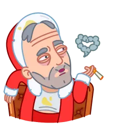 Плохой Санта sticker 2