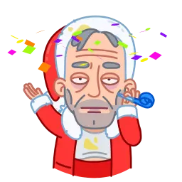 Плохой Санта sticker 3