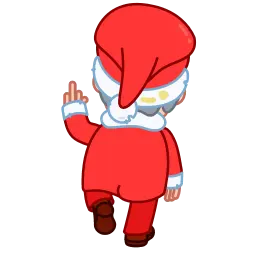 Плохой Санта sticker 9