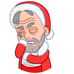 Плохой Санта sticker 10