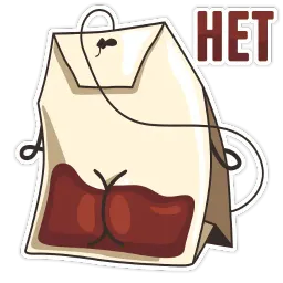 Чайный пакетинк sticker 4