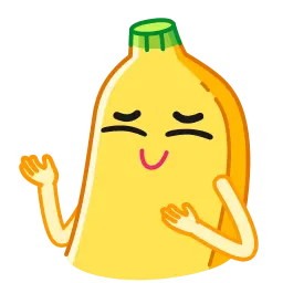 Живой банан sticker 2