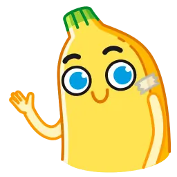 Живой банан sticker 4
