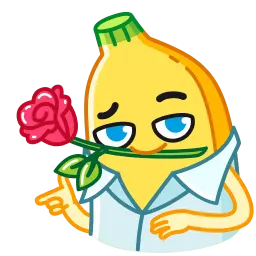 Живой банан sticker 7